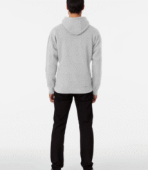 Blank black or any color, classic no print design Pullover Grey Hoodie