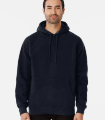 Blank black or any color, classic no print design Pullover Navy Hoodie