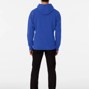 Blank black or any color, classic no print design Pullover Blue Hoodie