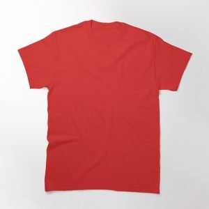 Plain T Shirt Red